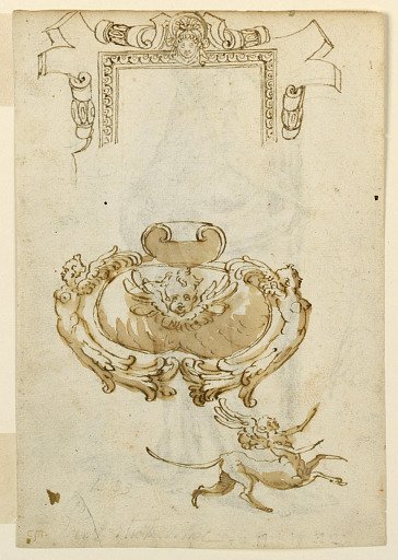 A Frame, Escutcheon, Centaur