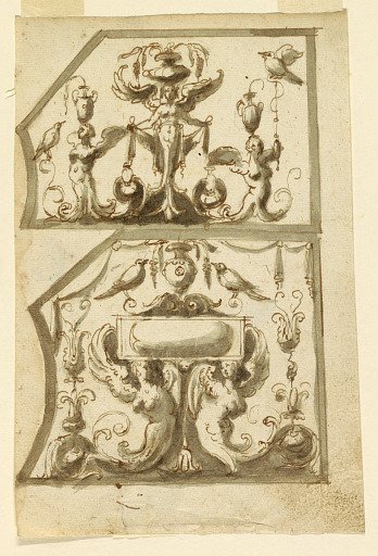 Two Projects for Painted Decorations of Panels
