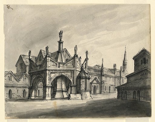 Stage Design, Exterior of Gothic Buildings