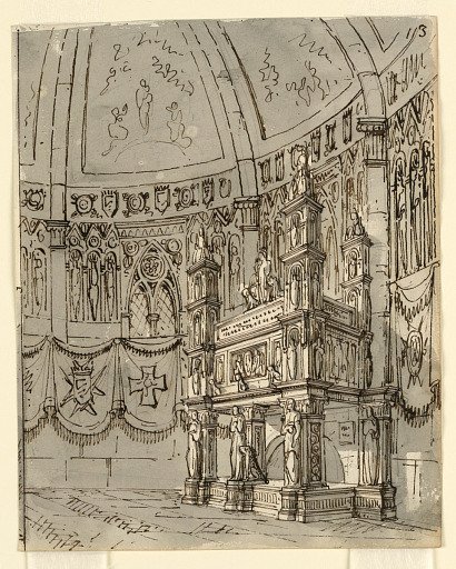 Stage Design, Interior of Gothic Church