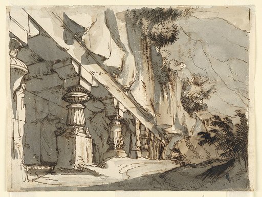 Stage Design, Cave and Temple