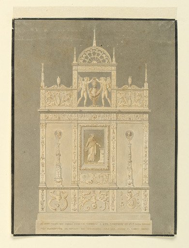 Renaissance Monument in Benedictine Church, Fecamp, Normandy