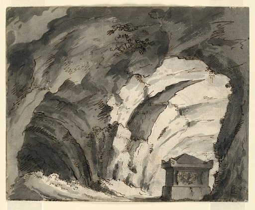 Stage Design, Tomb in a Cave