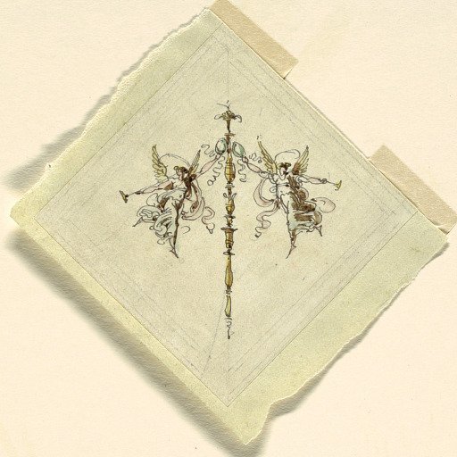 Fame with Trumpet, Sala di Recezione, Palazzo Quirinale, Rome