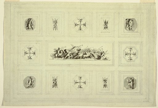 Ceiling Cabinet Dedicated to War, Palazzo Quirinale, Rome