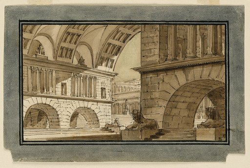 Stage Design, Group of Temple Buildings