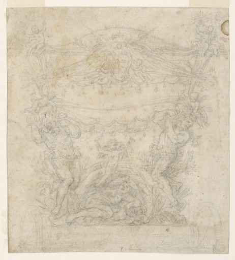 Design for the rear of a carriage