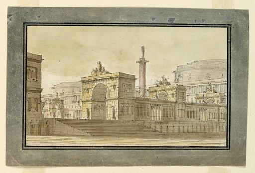 Stage Design, Group of Palace Buildings