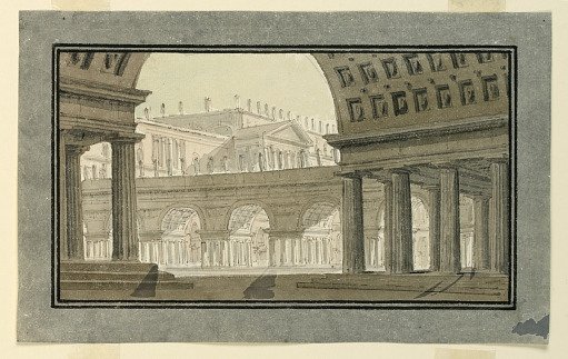 Stage Design, Group of Palace Buildings