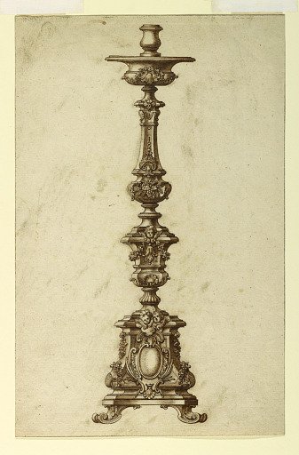 Design for a Silver Candlestick