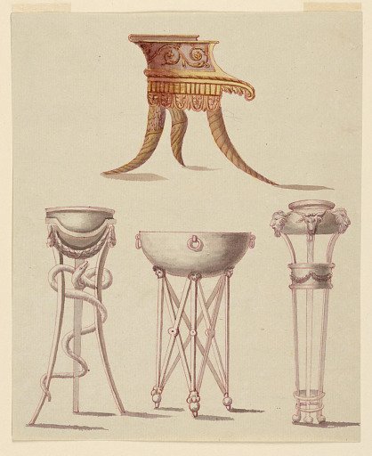 Chair and Three Tripods