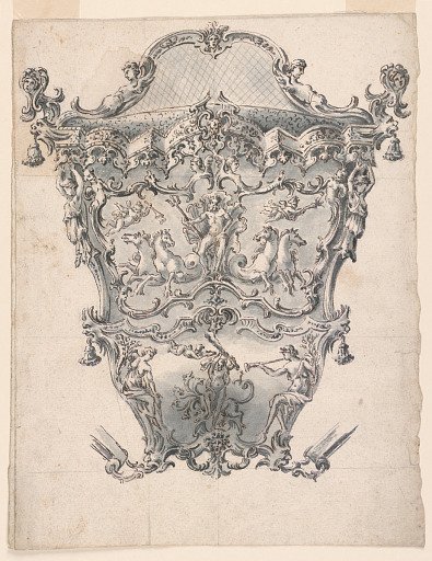 Design for a back panel of a coach