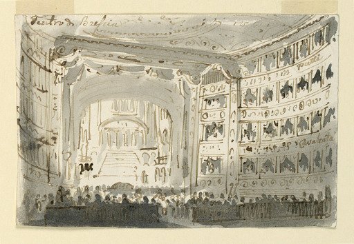 Interior of Theatre at Brescia
