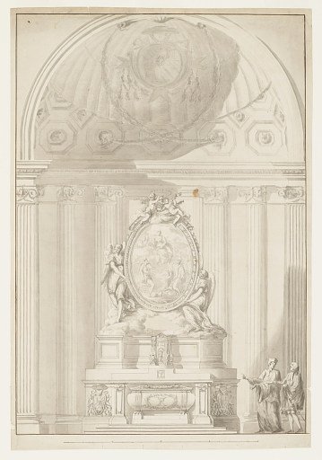 Alternative Design for the High Altar, Santa Maria del Priorato, Rome, Italy