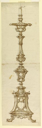 Design for a Silver Candl