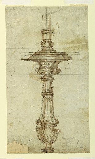 Design for a Silver Candl
