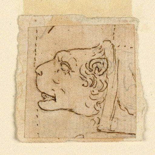 Design for lion's head