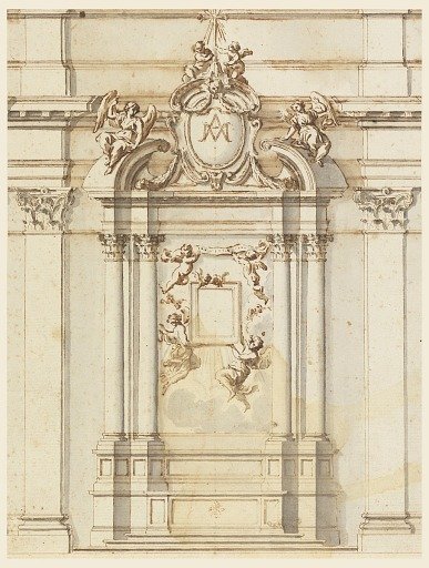 Design for an altar of the Virgin