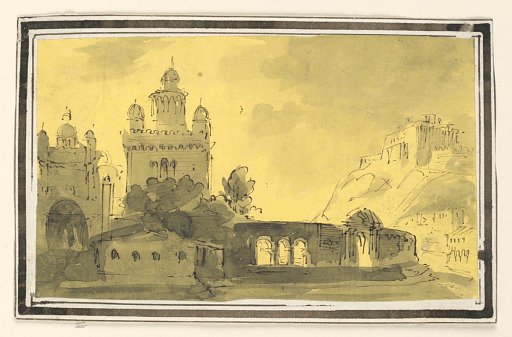 Stage Design, Town in Landscape