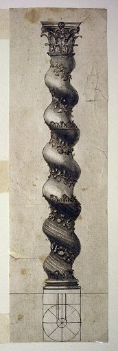 Project of a twisted column