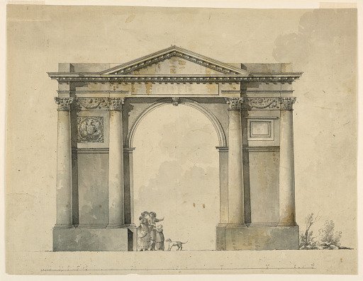 Design for a Triumpal Arch for Napoleon I, Bergamo, Italy