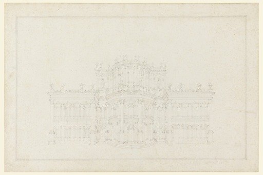 Design for the Facade of a Villa