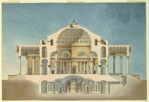 Drawing for an Oratory (Memorial Chapel)