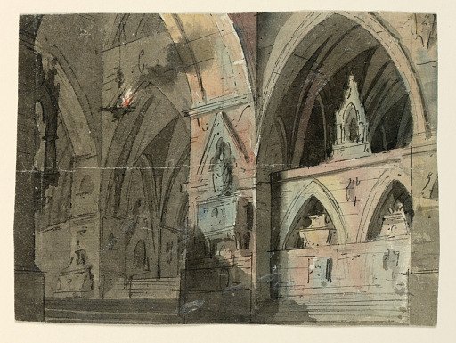 Stage Design, Interior of Gothic Church