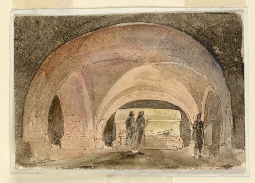 Stage Design, Crypt with Sarcophagus