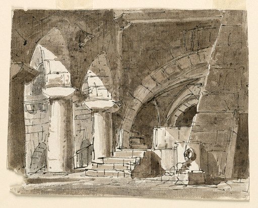 Stage Design, Court in Castle