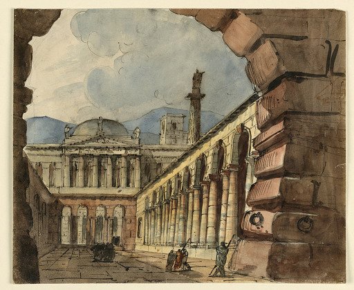 Stage Design, Exterior of Palace