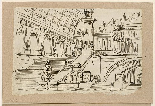 Stage Design, Group of Antique Buildings