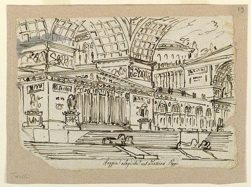 Stage Design, Royal Palace in Classical Style