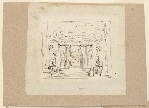 Curtain Design, Curving Gateway Antique Architecture