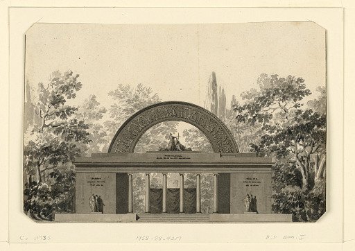 Mausoleum in a Park