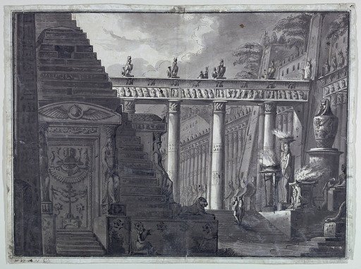 Stage Design, Egyptian Temple