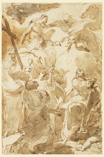 The Trinity and the Apostles, St. Peter and St. Paul