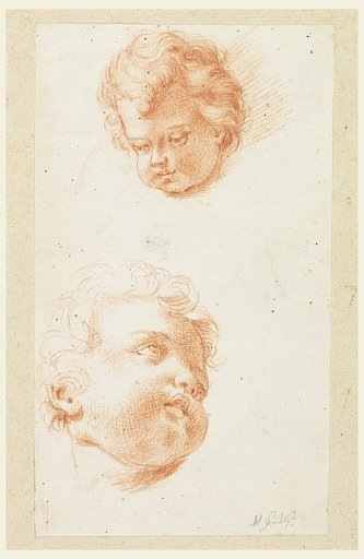 Studies: Two heads of children