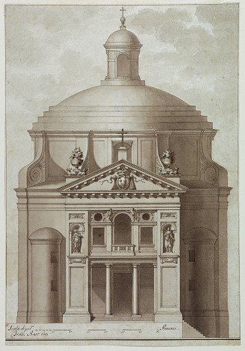 Elevation of a Domed Chur