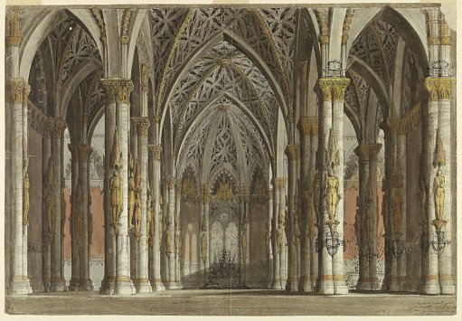 Stage Design: Gothic Hall