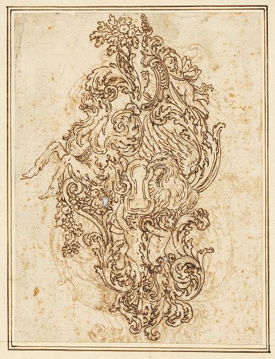 Recto, Design for a door handle with alternative suggestions