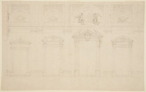 Section of the Portico, Santa Maria Maggiore, Rome, Italy