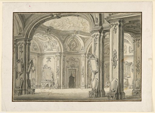 Stage Design: Gallery in a Palace