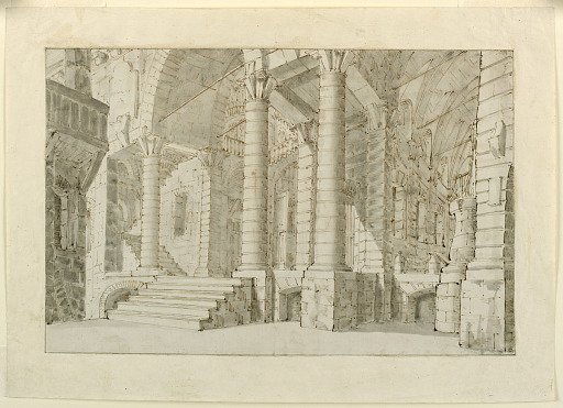 Stage Design, Interior of Prison