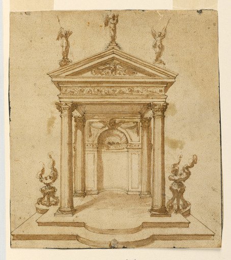 Design for a Decorative Aedicula