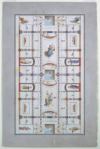 Ceiling Painted in Pompei