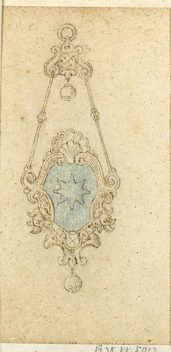 Design for pendant with escutcheons
