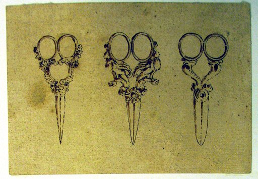Three Designs for Embroidery Scissors