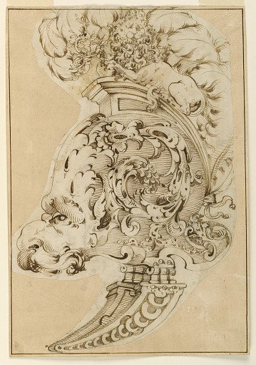 Design for a Decorative Burgonet