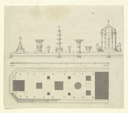 Design for a Surtout de Table (Centerpiece)